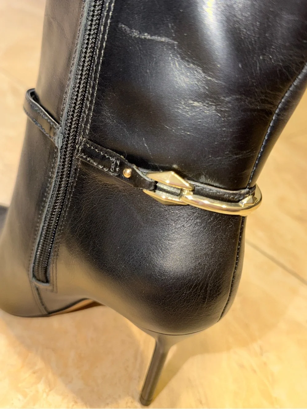 Vince Camuto Black Over-the-Knee Pointed Toe Stiletto Boots
